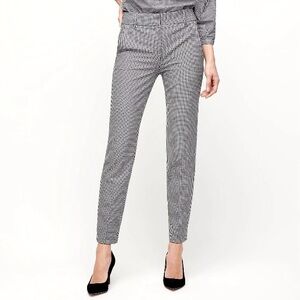 J. Crew Cameron Slim Crop Pants Women’s Size 6 Stretch Gingham Plaid Back Seam